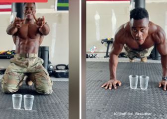 Dos vasos de agua, una flexión y un militar que se ha hecho viral: ¡7 millones de visitas!
