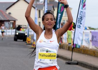 Yehualaw, récord de media y primera mujer que baja de 1h04
