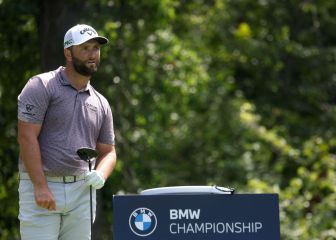 Rahm y Sergio García caminan de la mano en el BMW