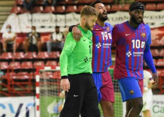 N´Guessan y Ariño, bajas en el Barça para Liga y Champions