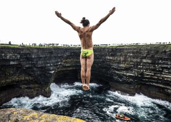 Un salto de 27 metros y medio