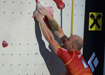 Erik Noya, plata mundial en velocidad de escalada
