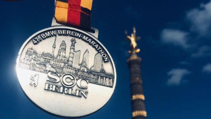 Montaje fotográfico del Maratón de Berlín 2021.