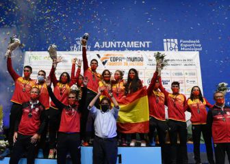 España, campeona de la Copa del Mundo de Frontón de 30 metros