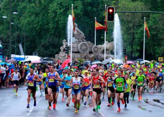 Los corredores vuelven a las calles en la Maratón de Madrid