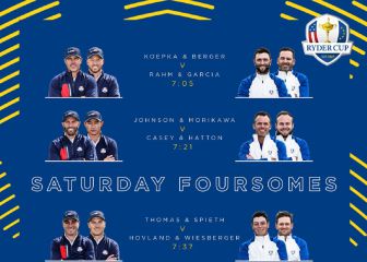 Vuelve la dupla Jon Rahm-Sergio García para los foursomes