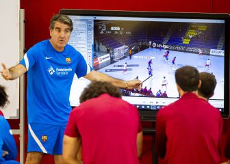 Ortega visita con el Barça al Veszprem que le hizo grande