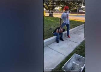 Un luchador de UFC persigue y da caza a un delincuente