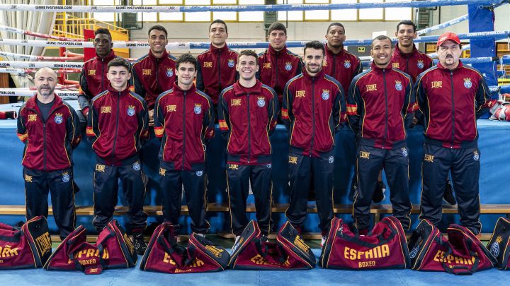 Imagen del equipo que representará a España en los Mundiales de Boxeo.