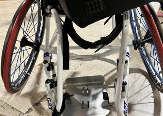 Le rompen la silla de ruedas y le dejan sin competir en el Nacional de bádminton