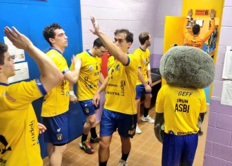 Artaleku vibra con el triunfo
del Bidasoa ante el Logroño