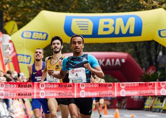 Isaac Nader y Esther Guerrero, ganadores de la Milla de Bilbao