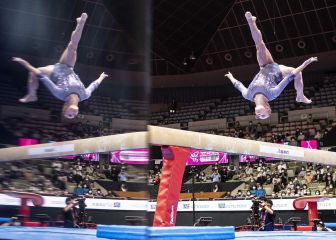 Angelina Melnikova, puro espectáculo sobre la barra fija