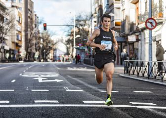 Gómez Noya y Chema Martínez, en la media maratón de Madrid