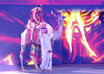 Riddle explica su salida en camello en el Crown Jewel