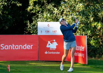 Clara Moyano, primera líder del Santander Golf Tour en Pedreña