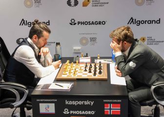 Tablas en la séptima partida del Mundial entre Carlsen y Nepo