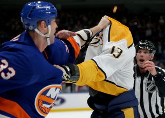 Zdeno Chara y Yakov Trenin llegan a las manos