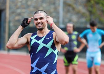 Hortelano reaparece con mejor marca personal en 300 metros