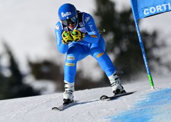 Elena Curtoni remata un doblete italiano en Cortina