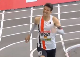 Adel Mechaal hace historia y marca nuevo récord en los 3.000 metros en pista cubierta