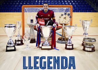 Aitor Egurrola será leyenda al poner fin a 27 años en el Barça