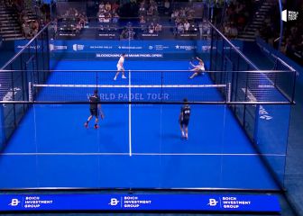 ¡Absoluta genialidad! El punto ganador que dejó tirado al rival por los suelos fue de locos