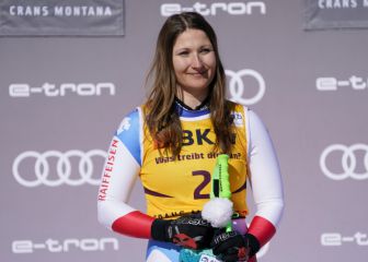 La suiza Nufer gana el segundo descenso de Crans Montana