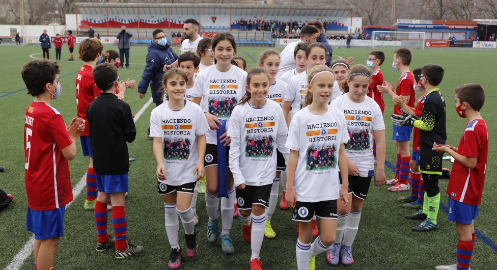 Las chicas del alevín del Zaragoza CFF hacen historia