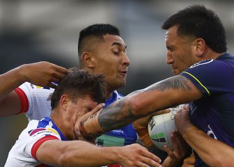 Una ardua batalla por la pelota ovalada