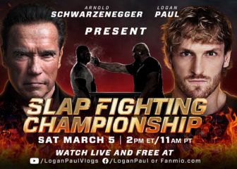 Schwarzenegger y Logan Paul se unen a las competiciones de bofetadas