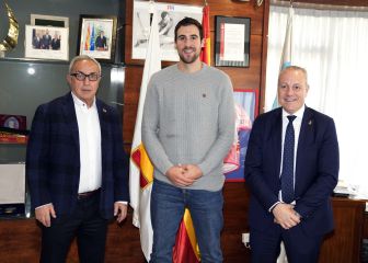 Carlos Molina, recibido por el presidente del COE