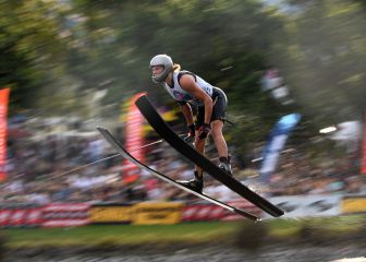 Esquí acuático en Melbourne, en el río Yarra