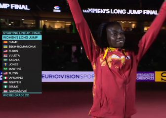 Puestos de finalista para Martín (800) y Diame (longitud)