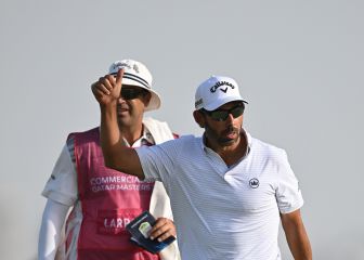 Larrazábal pincha, se recupera y mantiene el liderato en Qatar
