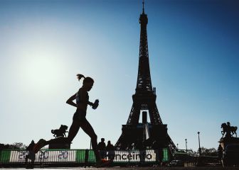 Las imágenes de la maratón de París