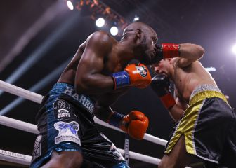 Sergio García choca con el jab de Tony Harrison en Las Vegas