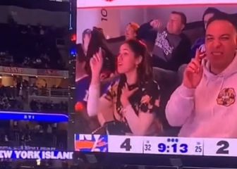Cuando es tu primera cita y te enfoca la 'kiss cam': la reacción del chico es tremenda
