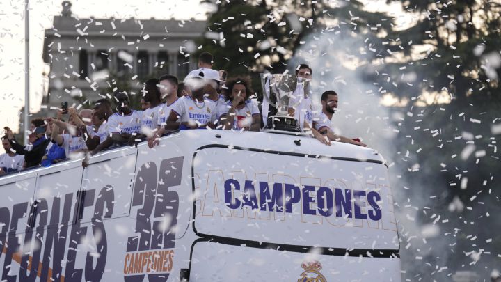 Así ha sido la celebración del Real Madrid campeón de Liga