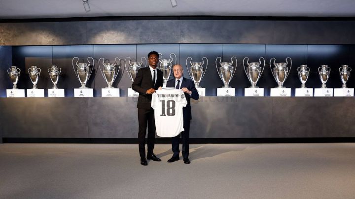 Primer día de Tchouaméni como jugador del Real Madrid