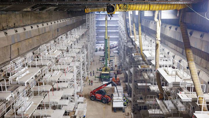 Descubre el interior de las obras del Bernabéu