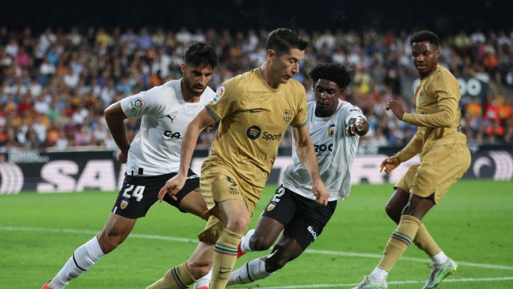 Las imágenes de la victoria del Barcelona en Valencia