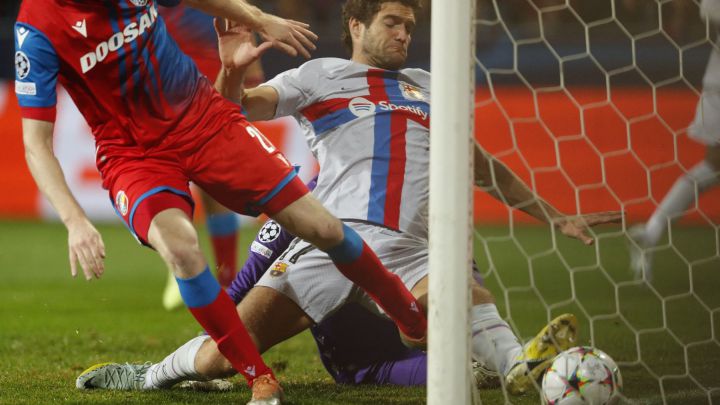 Viktoria Plzen-Barcelona en imágenes
