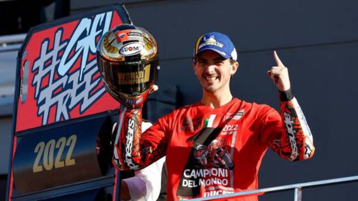 Francesco Bagnaia, campeón del mundo de la categoría reina