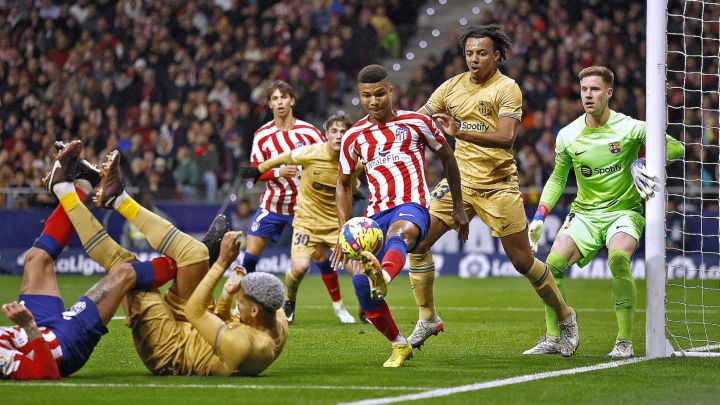 Atlético-Barcelona en imágenes