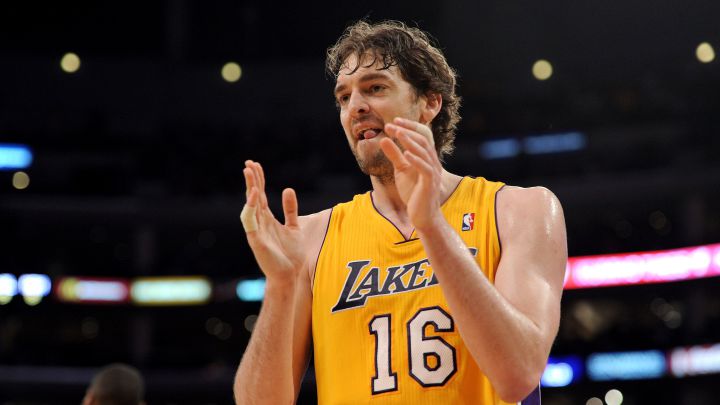 Magic Johnson, Kareem Abdul-Jabbar, Pau Gasol.. los doce números retirados por los Lakers