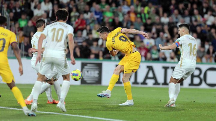 Elche-Barcelona en imágenes