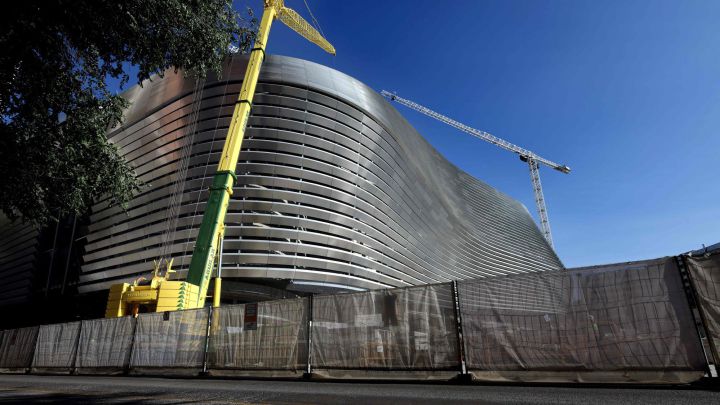 Nuevas imágenes del Bernabéu por dentro