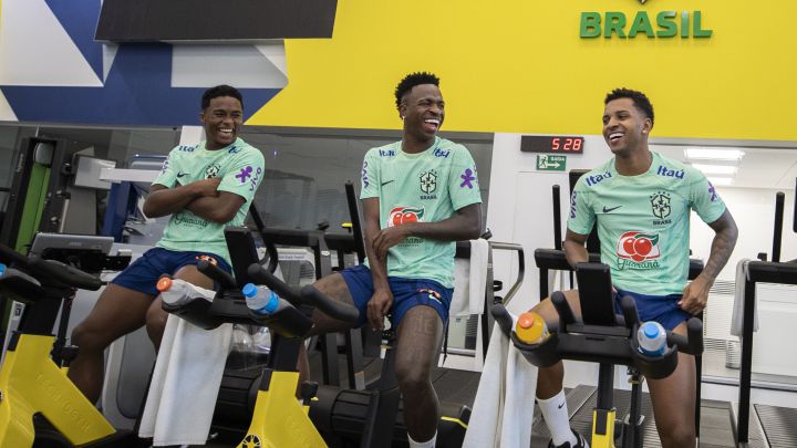 Vinicius, Rodrygo y Endrick: tridente de lujo en la 'La Canarinha'