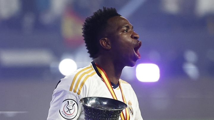 Vinicius, protagonista de la final de la Supercopa